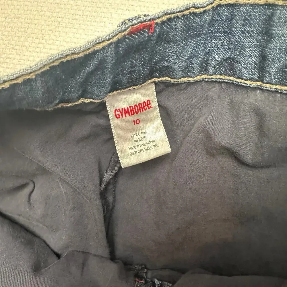 Gymboree Girls Bottoms, Ruffle Hem Mini Jean Skorts, Sz 10